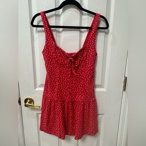 Wild Fable Red Star Patterned Dress